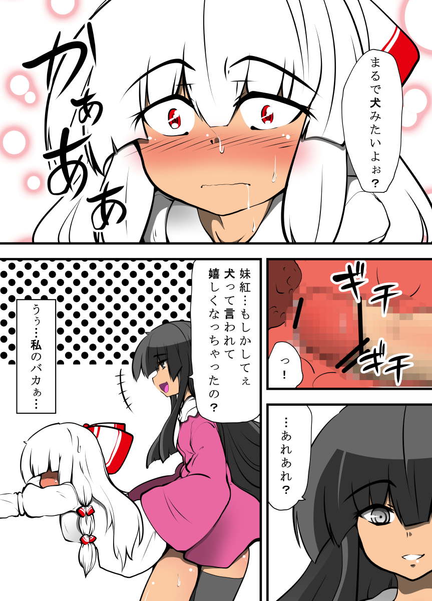 輝夜のおもちゃ〜妹紅はもう輝夜に勝てない〜 12ページ