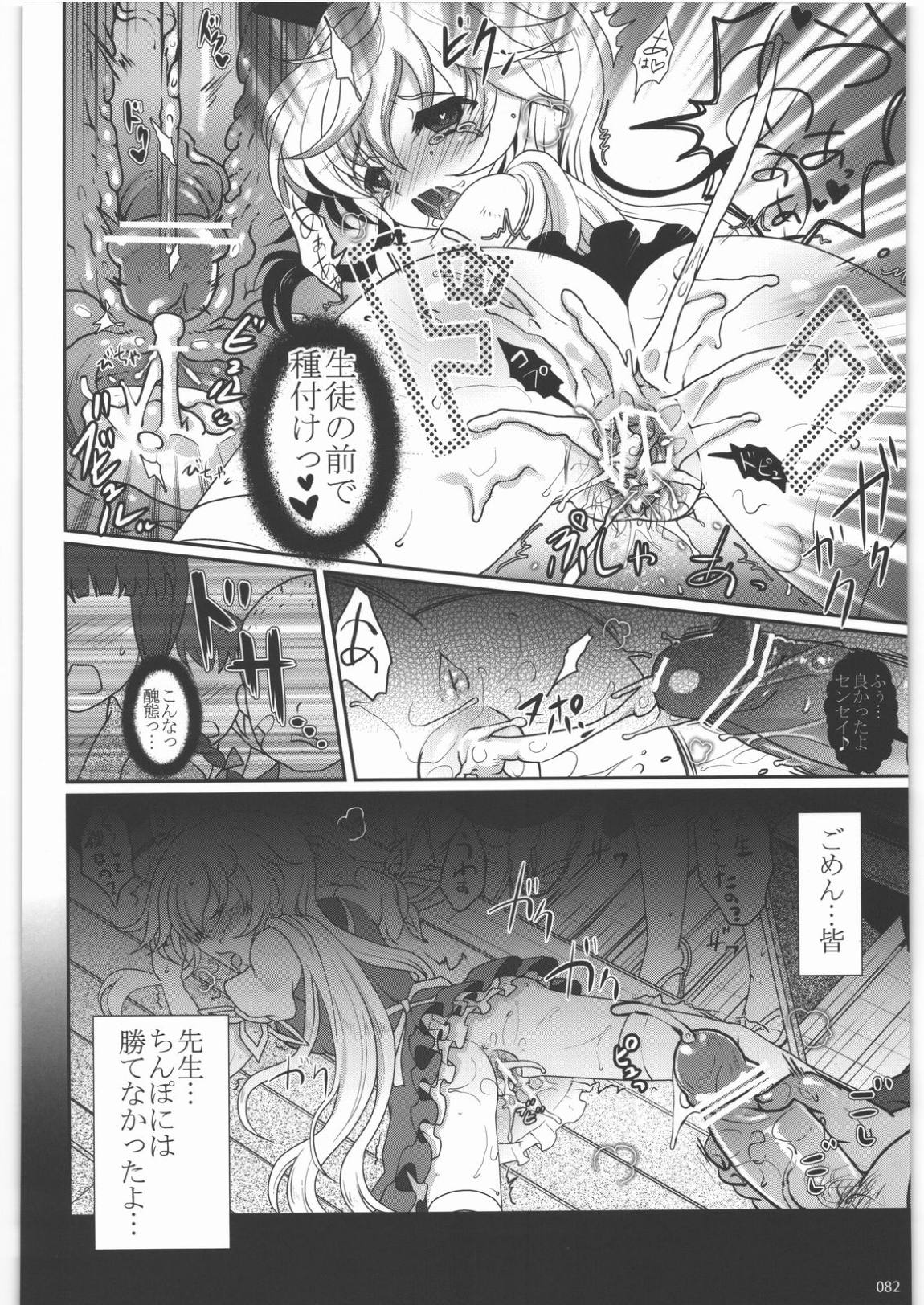 絶対チンポなんかに負けたりしない! 合同誌 -絶チン!- 81ページ