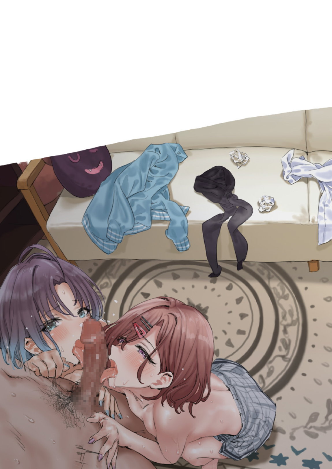 アイドルたちの白いエロ絵本 32ページ