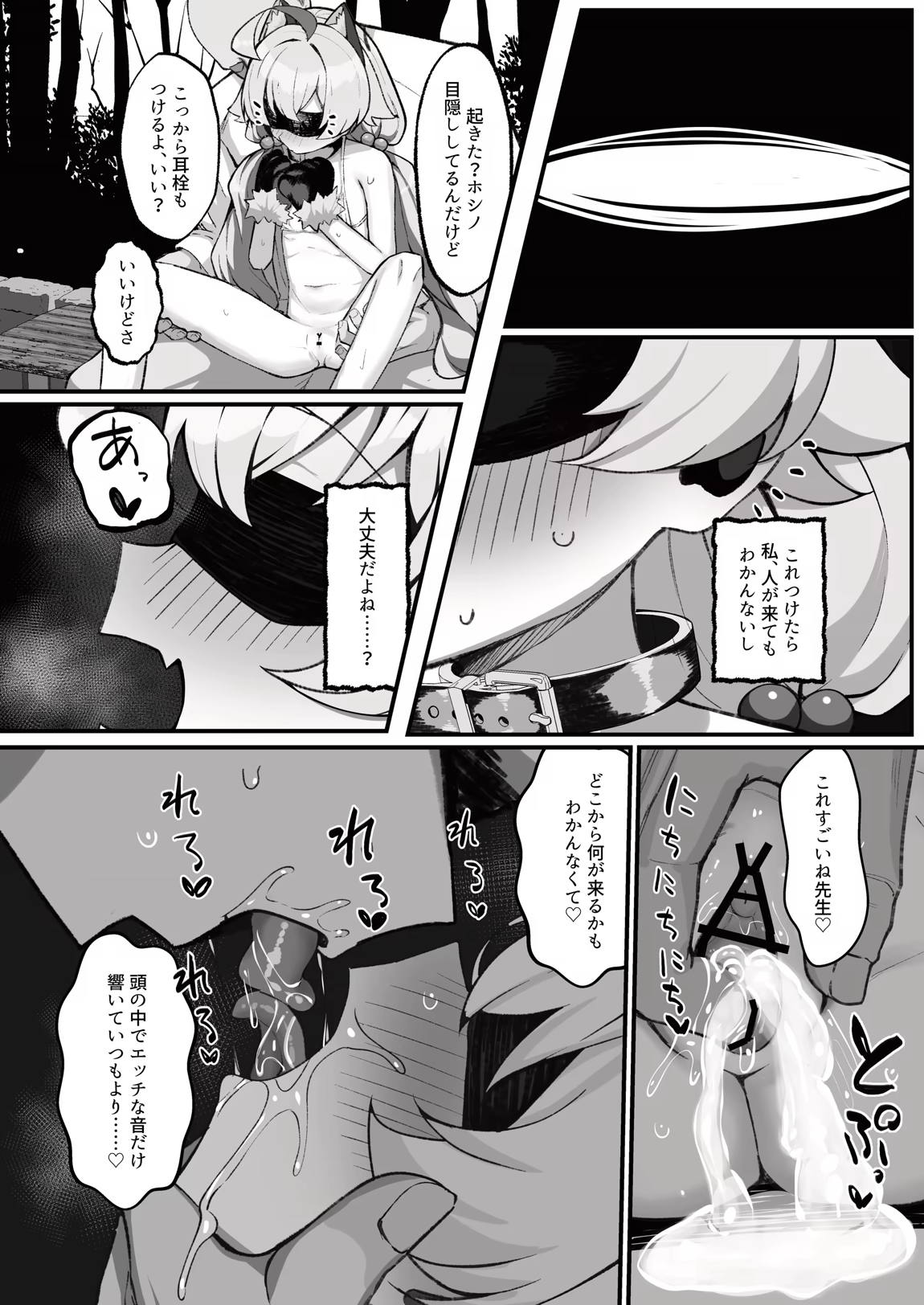 ホシノとペット性活-お散歩編- 19ページ