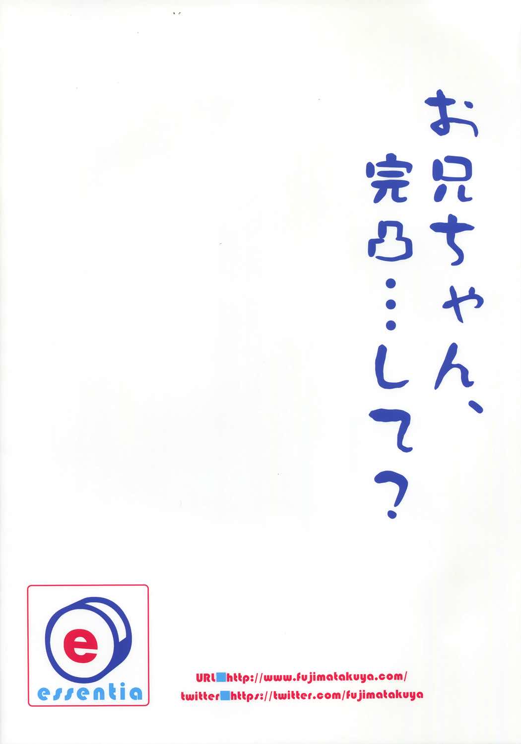 お兄ちゃん、完凸…して 16ページ