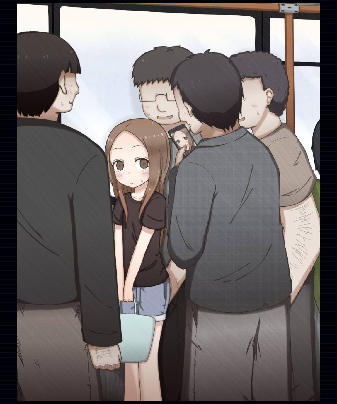 キモオタに集団痴漢されちゃう高木さんの話 37ページ