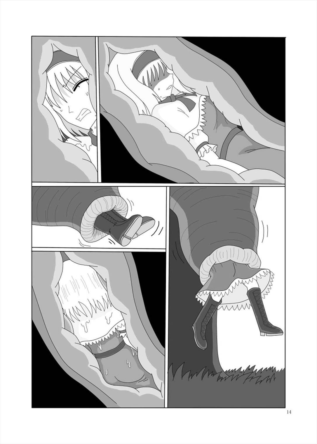 丸呑みの缶詰 東方×丸呑みシチュ合同誌 14ページ