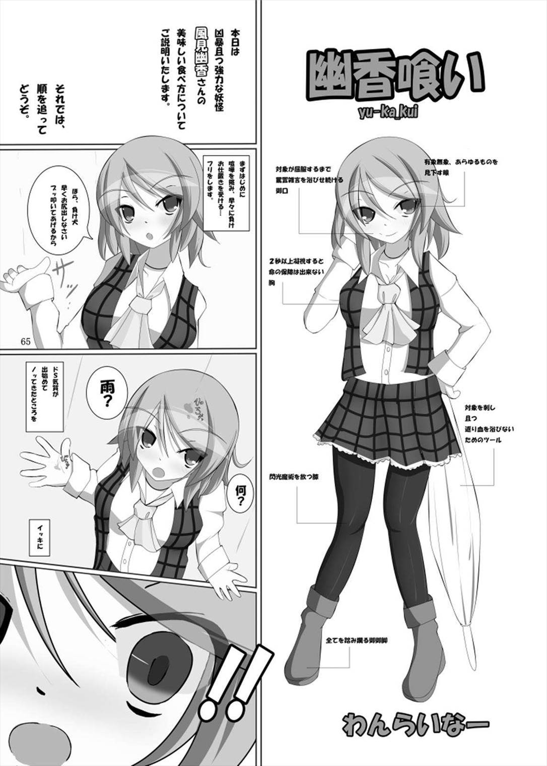 丸呑みの缶詰 東方×丸呑みシチュ合同誌 65ページ