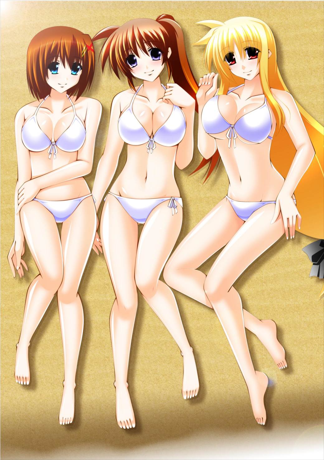 水着少女グラビアなのは 4ページ