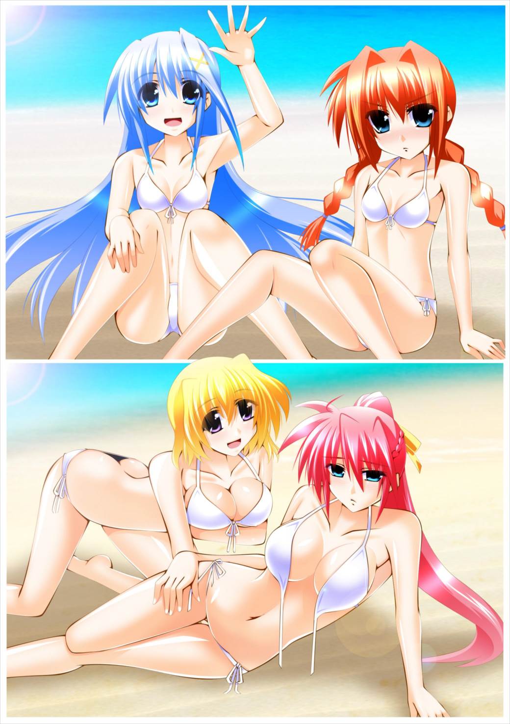 水着少女グラビアなのは 7ページ