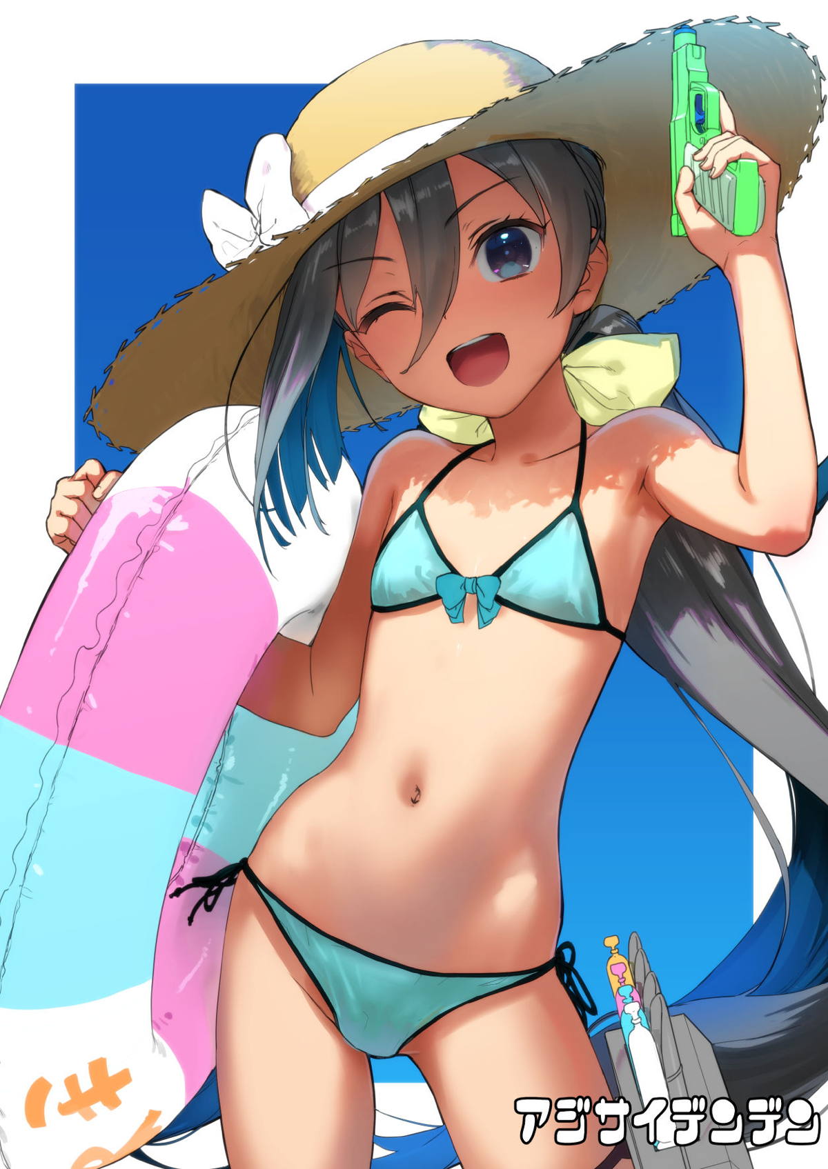 清霜といっしょにバカンスしよ！塗り直し版 22ページ