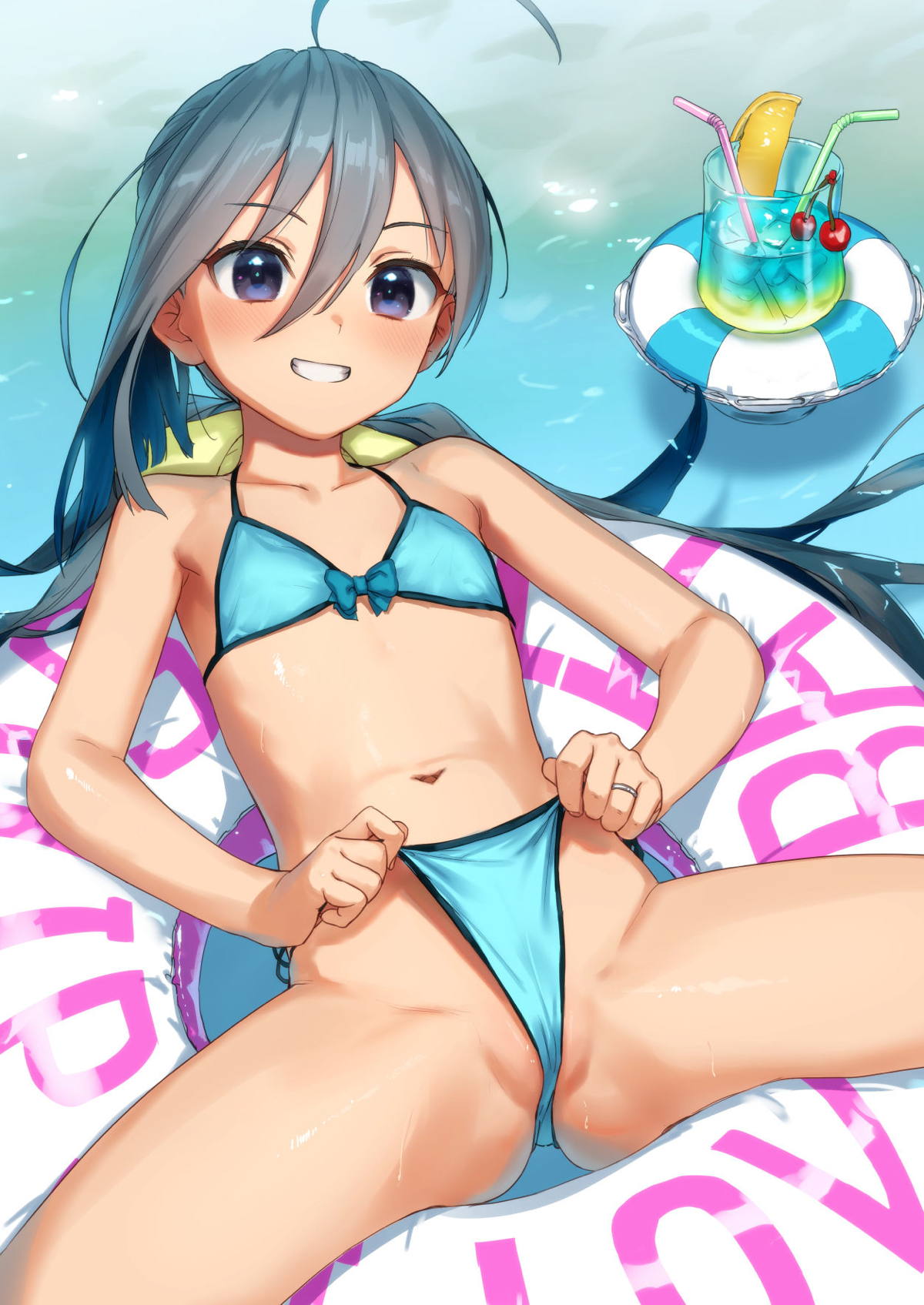 清霜といっしょにバカンスしよ！塗り直し版 23ページ
