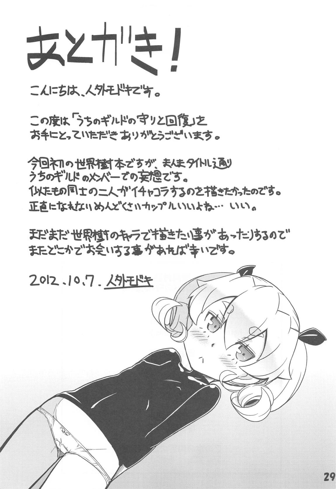 うちのギルドの守りと回復 28ページ