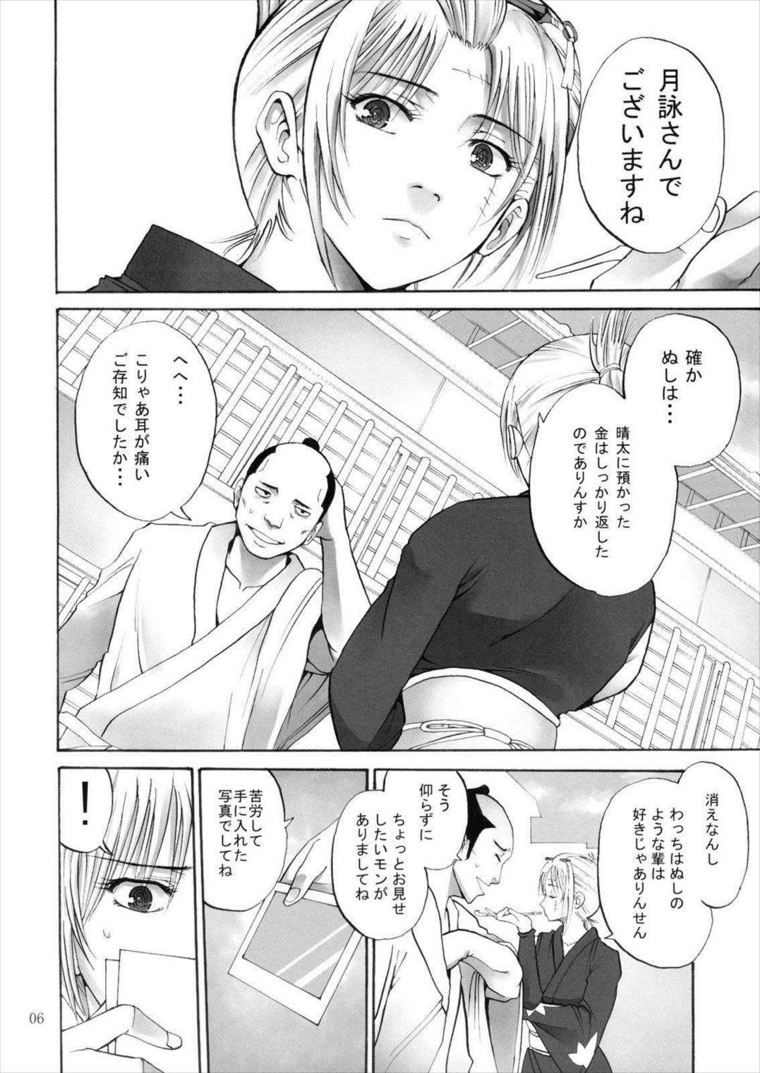 月詠さんがいやらしい事をされてしまう話 5ページ