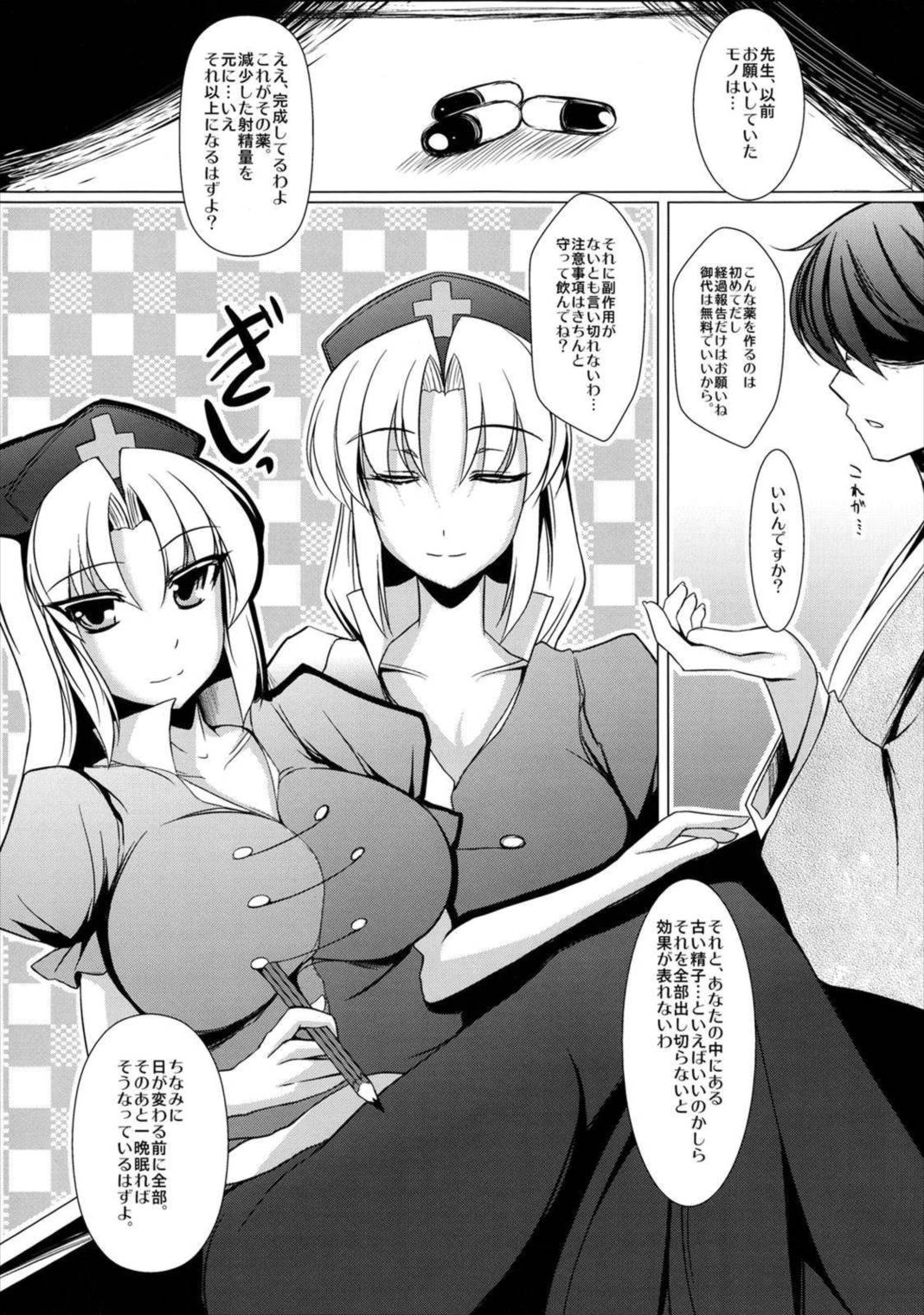 永琳を愛でる？本 2ページ