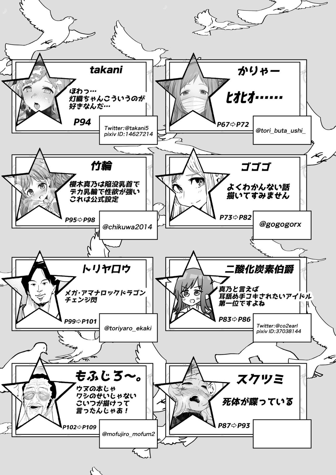 櫻木真乃ドスケベ合同誌『むんっNIGHTのせいにして』 112ページ