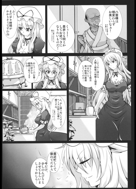 八雲紫の痴態1 4ページ