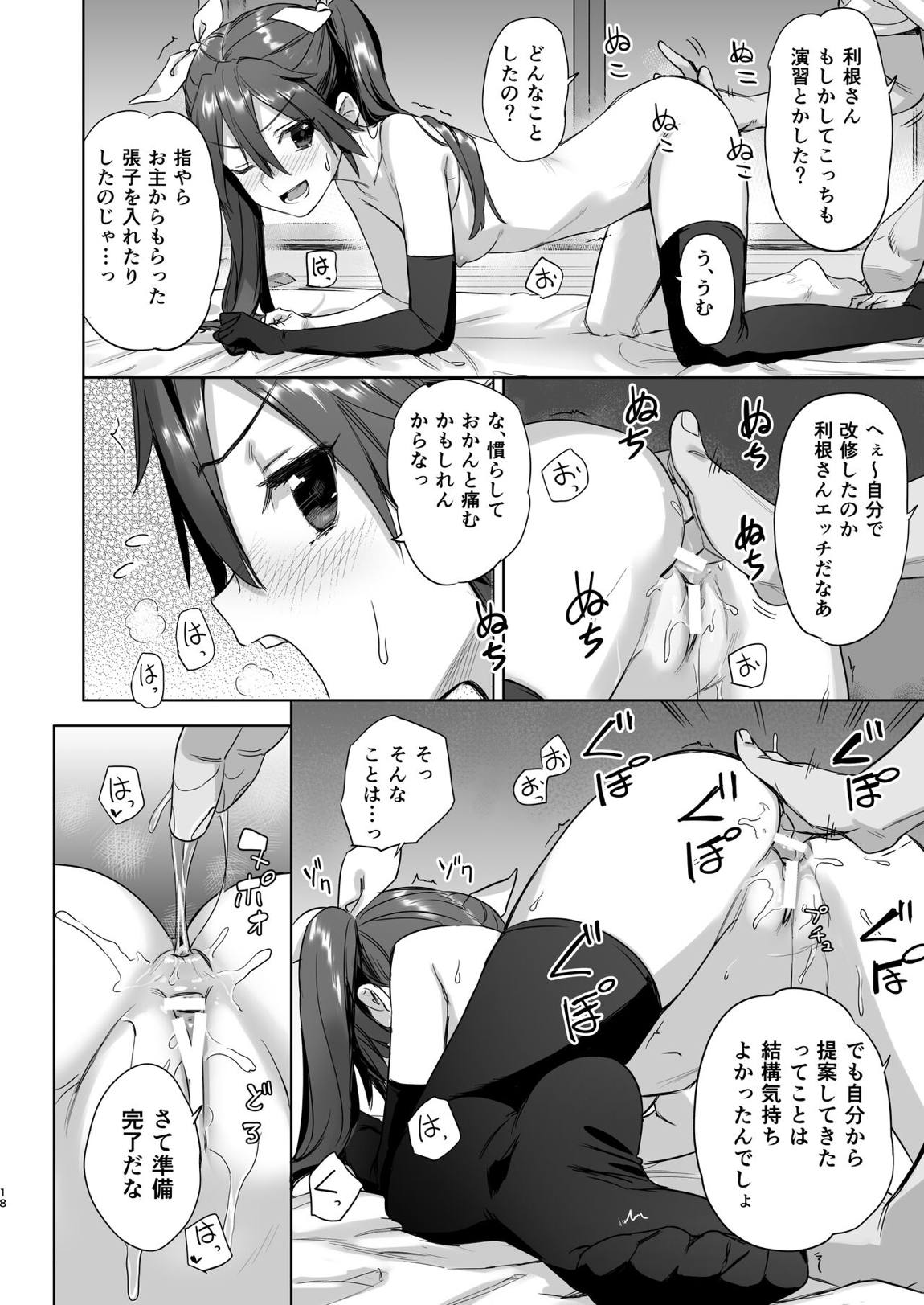 提督よ 吾輩と夜戦で実践じゃ 17ページ
