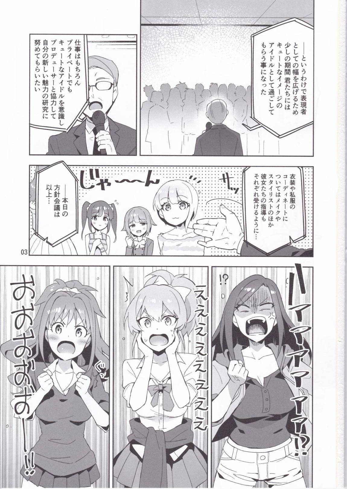 Cinderella,Cuteになりました！パッション編 2ページ