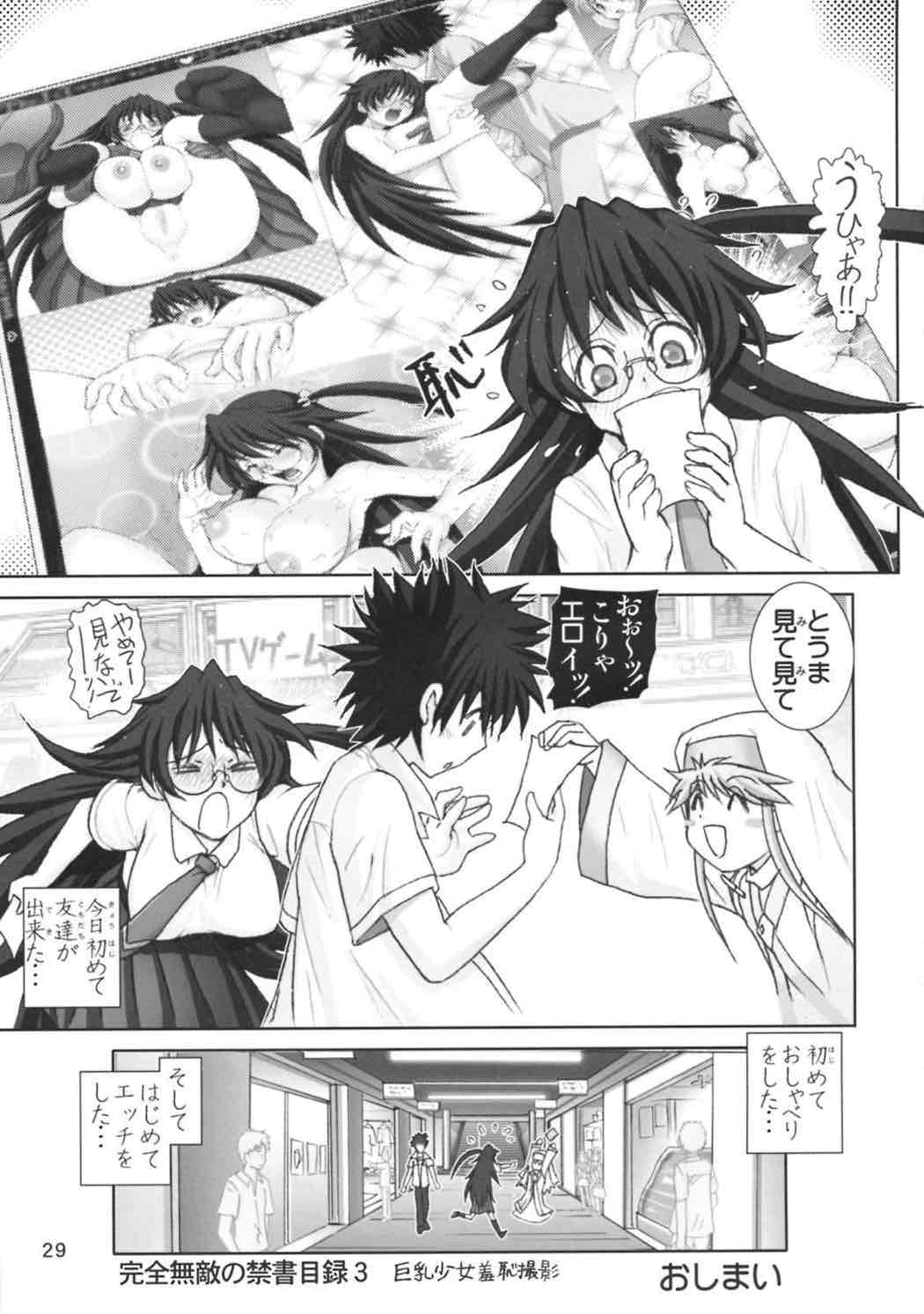 完全無敵の禁書目録 ３巨乳少女羞恥撮影 28ページ