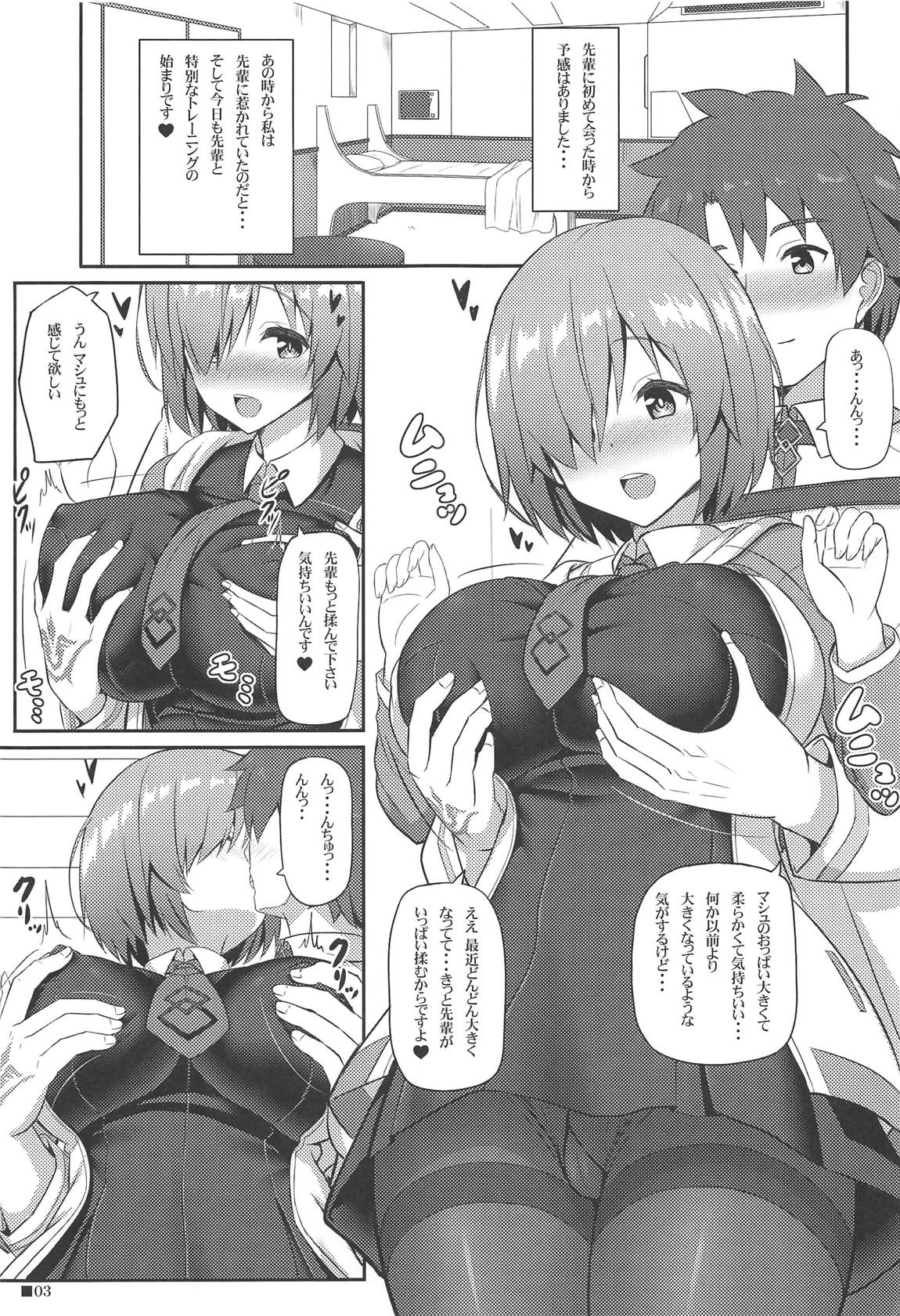 マシュと特別とれーにんぐ 2ページ