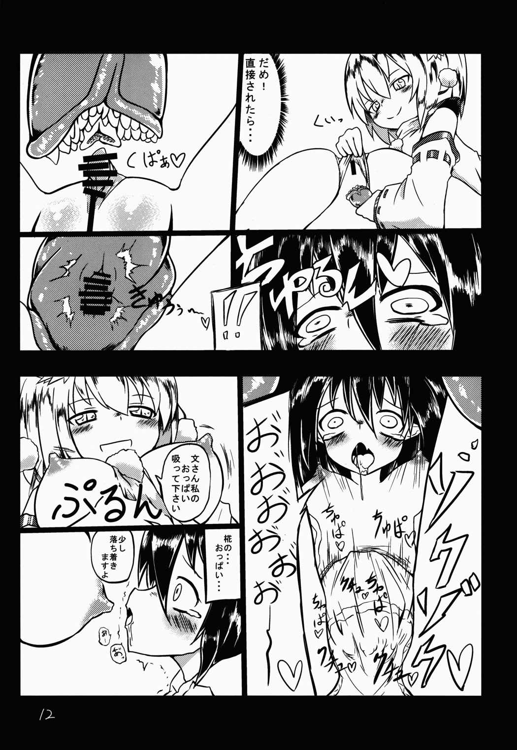 射命丸文と触手 13ページ