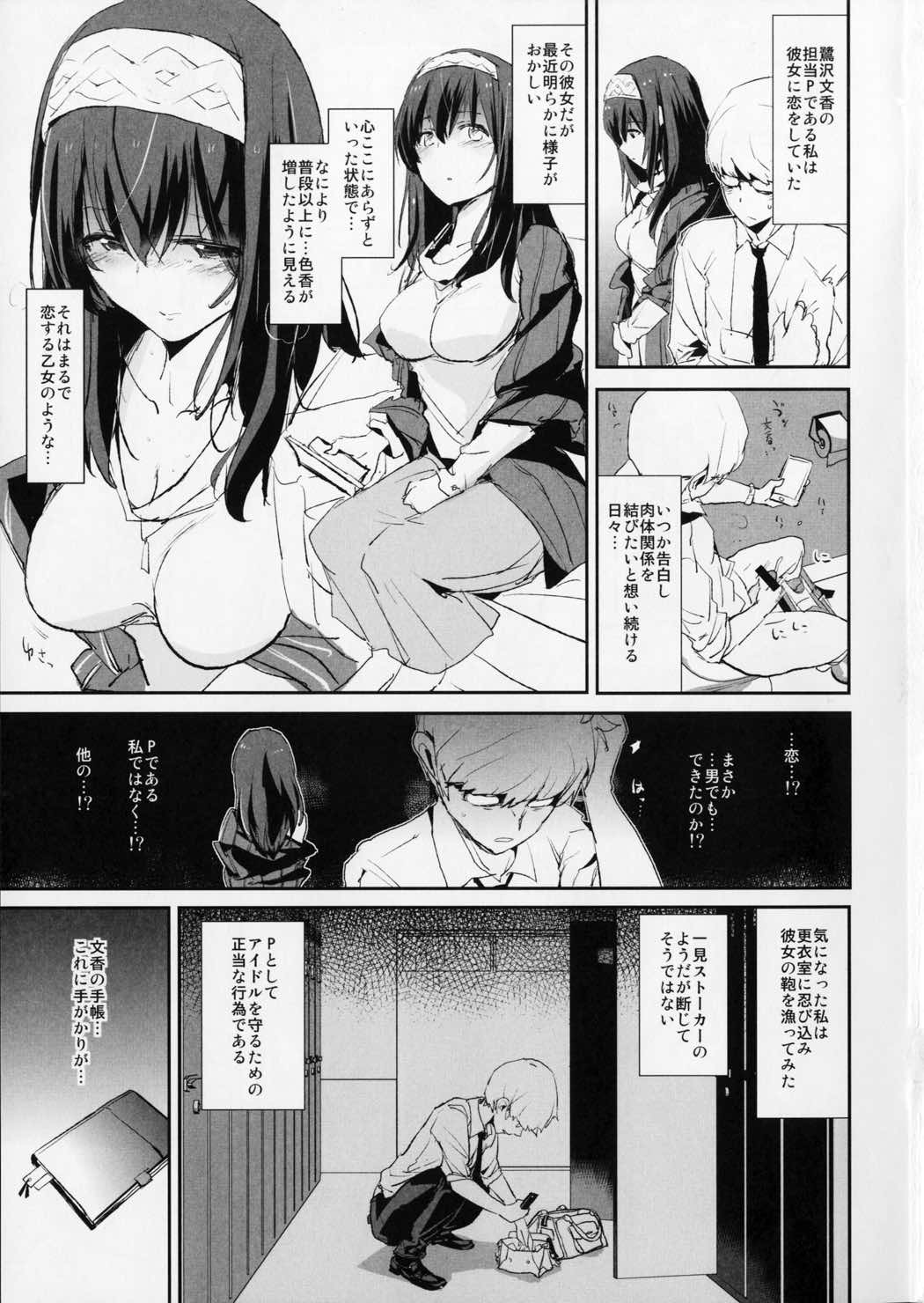 鷺沢文香の催眠ドスケベ感想文  (with 新田美波) 2ページ