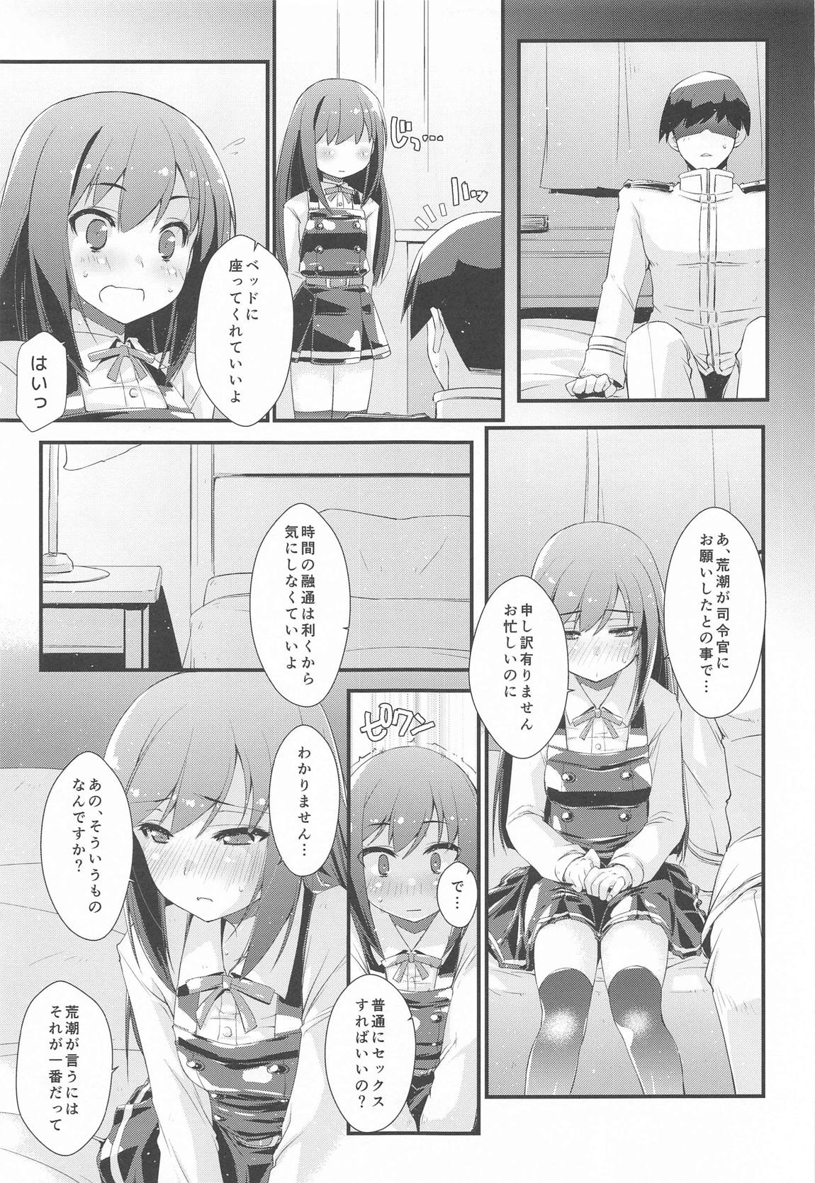 朝潮ちゃんと甘々な。 6ページ