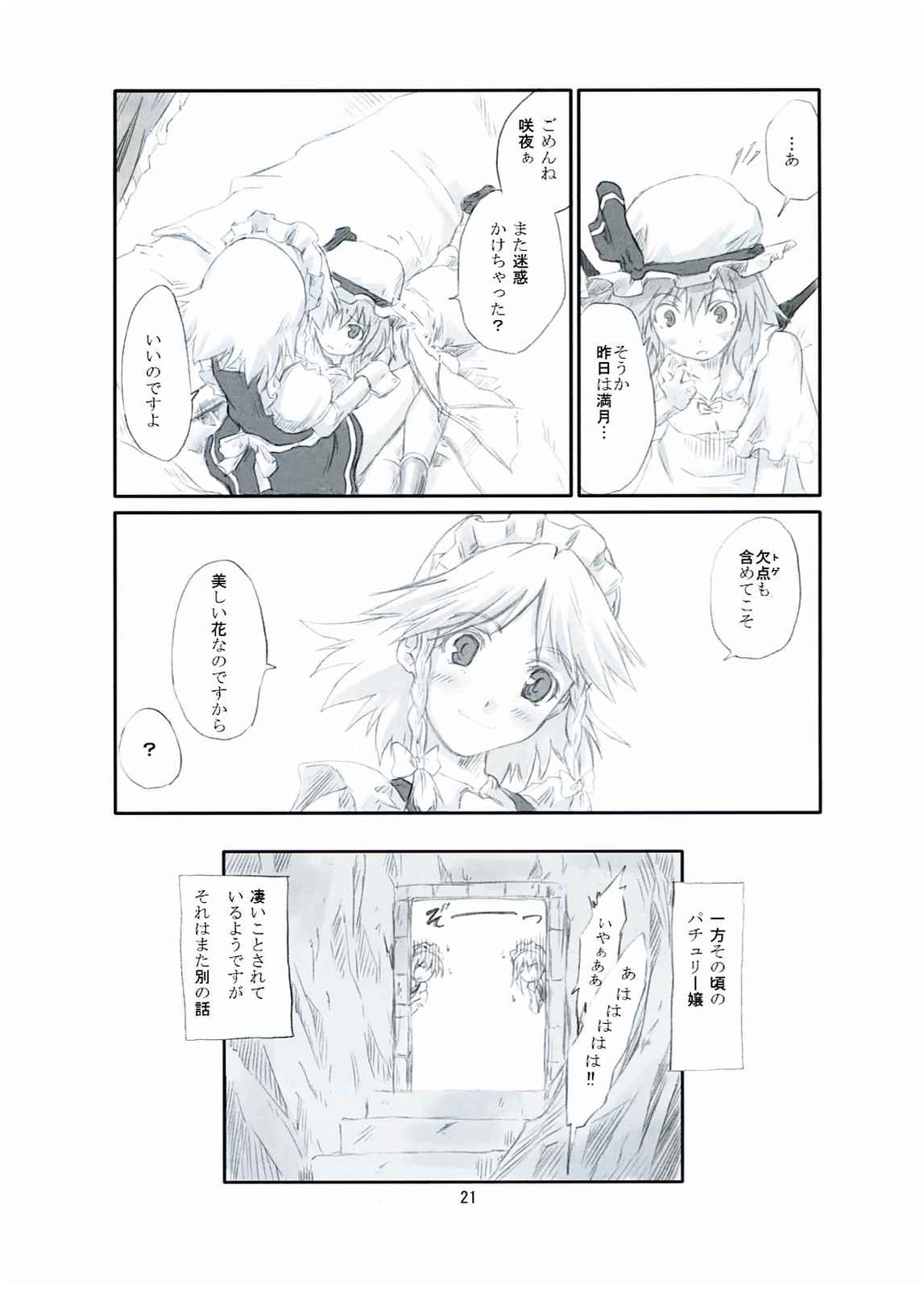 東方青帖・傷々蓮華 20ページ