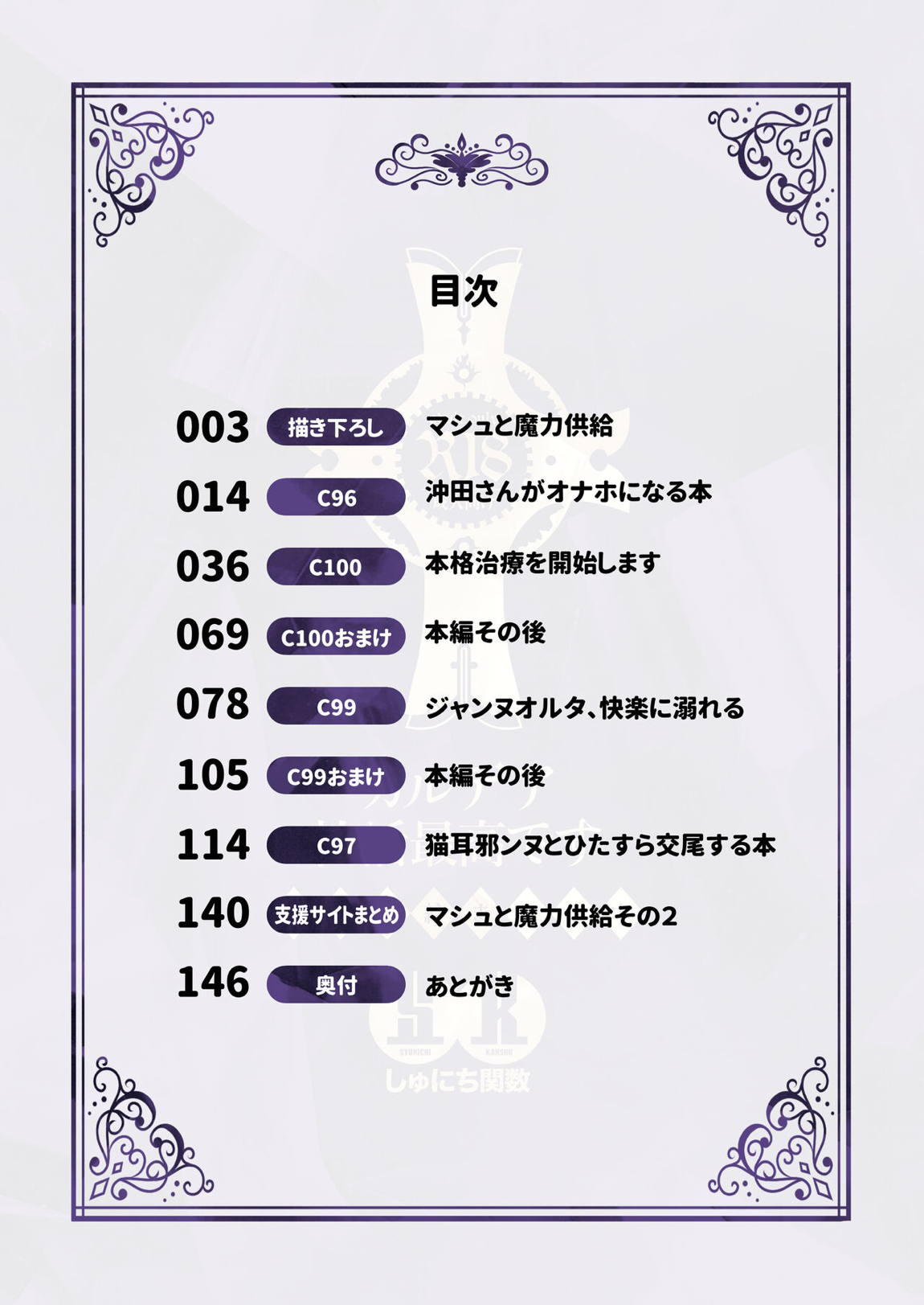 カルデア性活最高です -魔力供給まとめ本- 3ページ