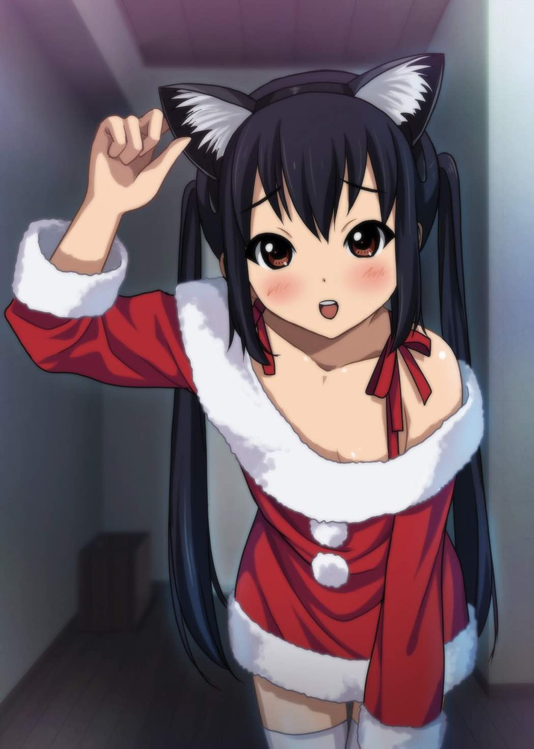 にゃんあずにとびつこう！ 8ページ