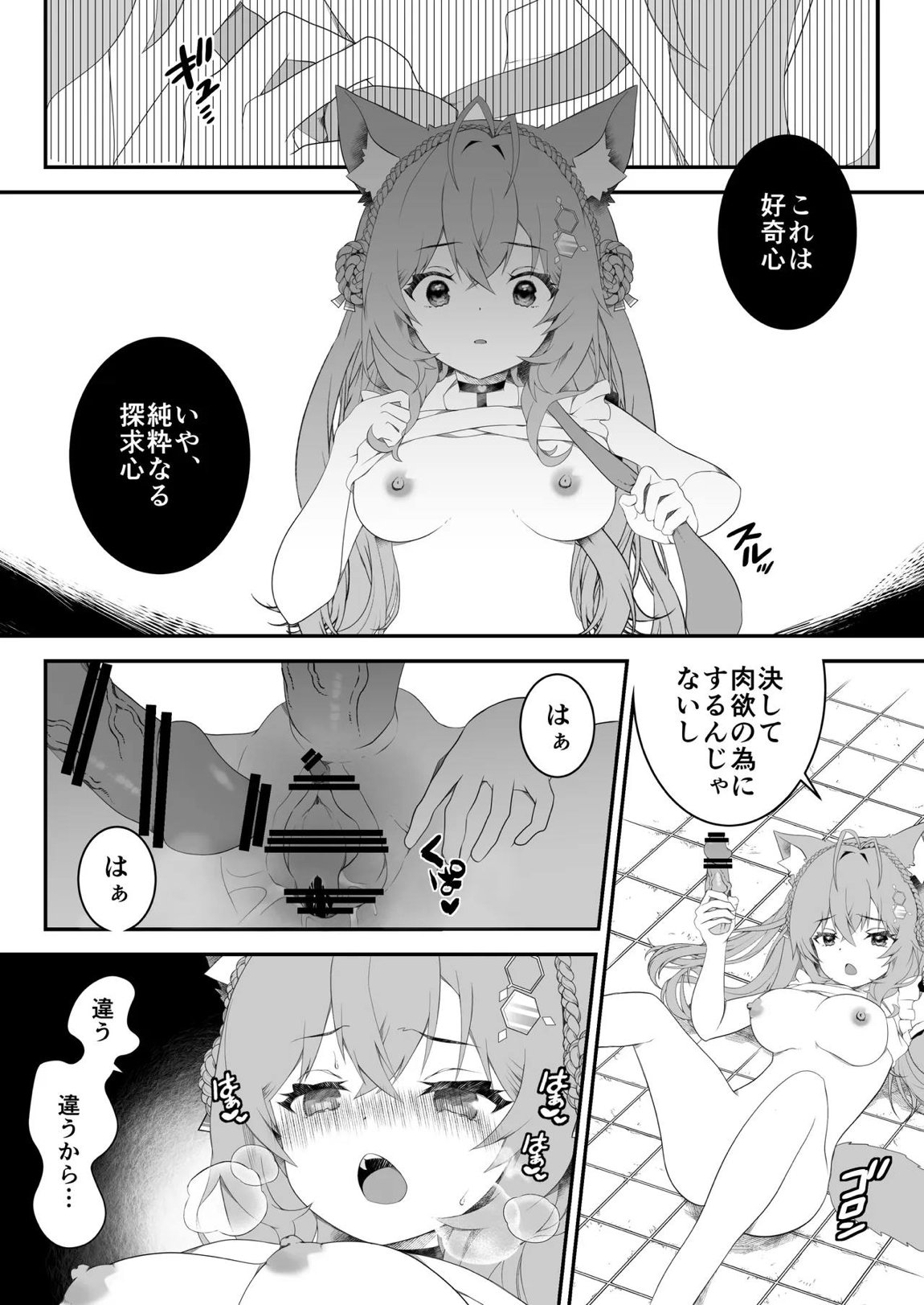 ふたなりこより実験失敗 11ページ