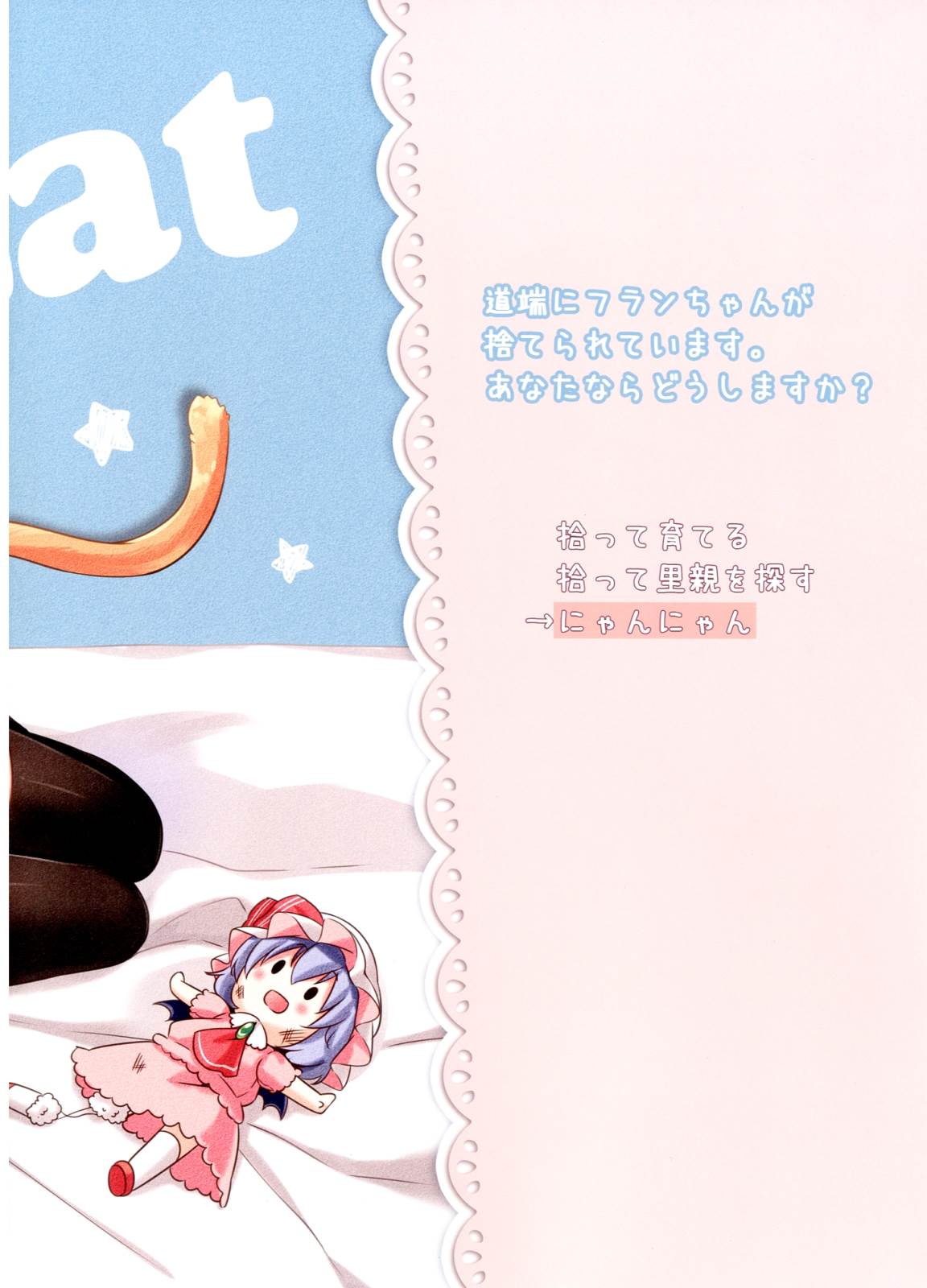 ふにゃんのことひろってよ! 3ページ