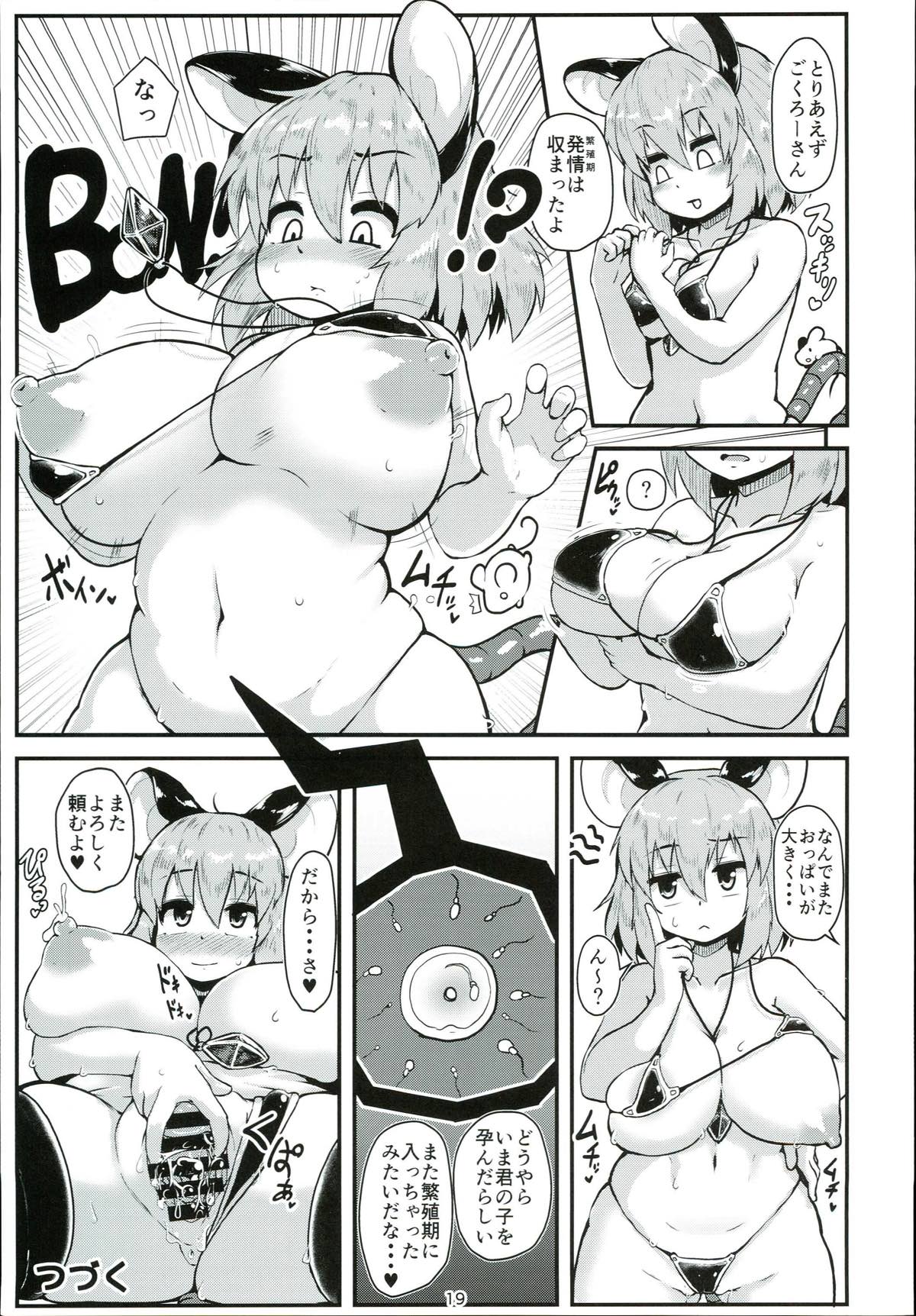 おとなりのナズーリンは繁殖期 18ページ