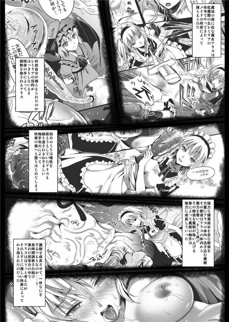 捕らわれアリス 糞肉便器 (中編) 3ページ