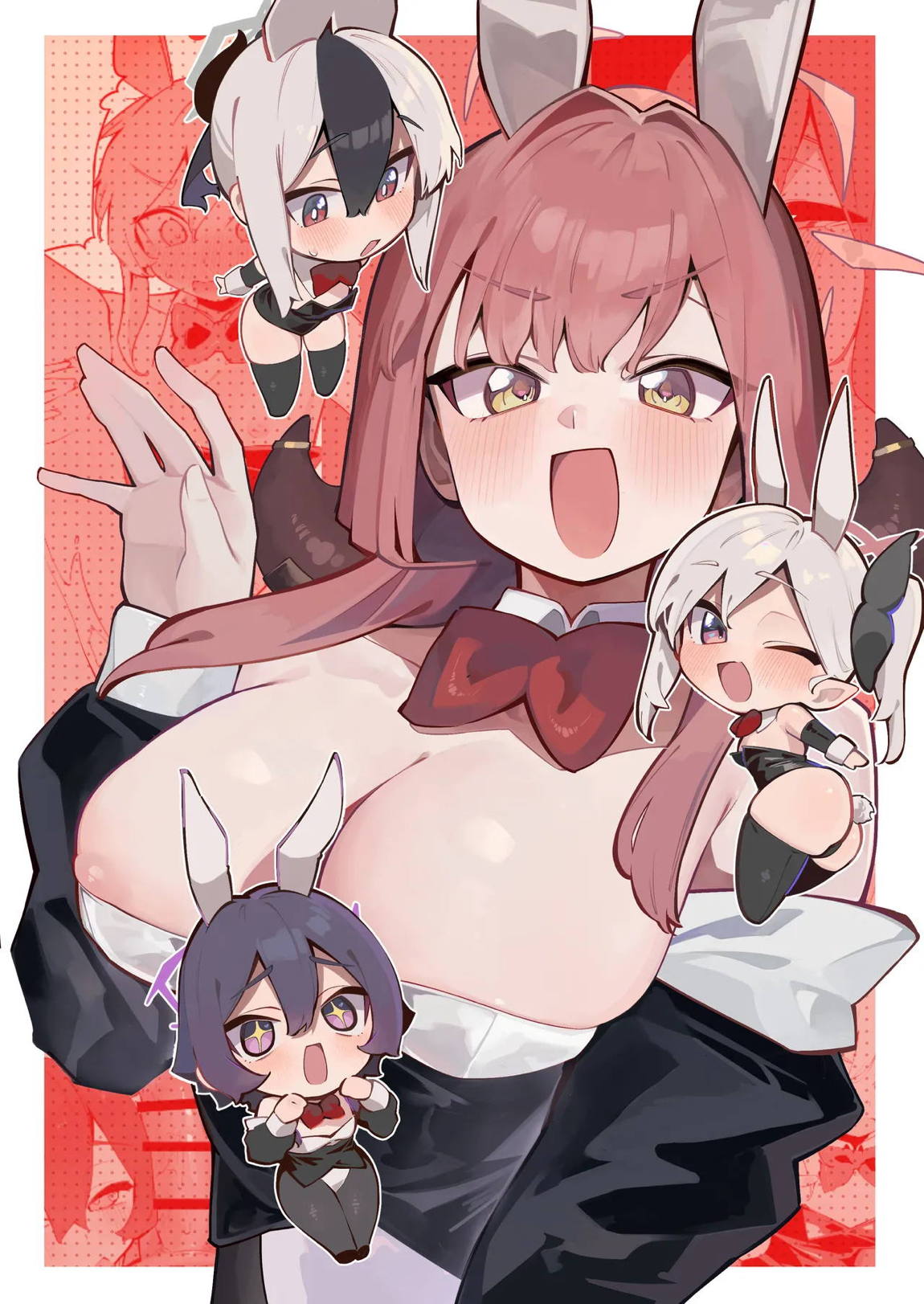 バニーたちとイチャつく話 1ページ
