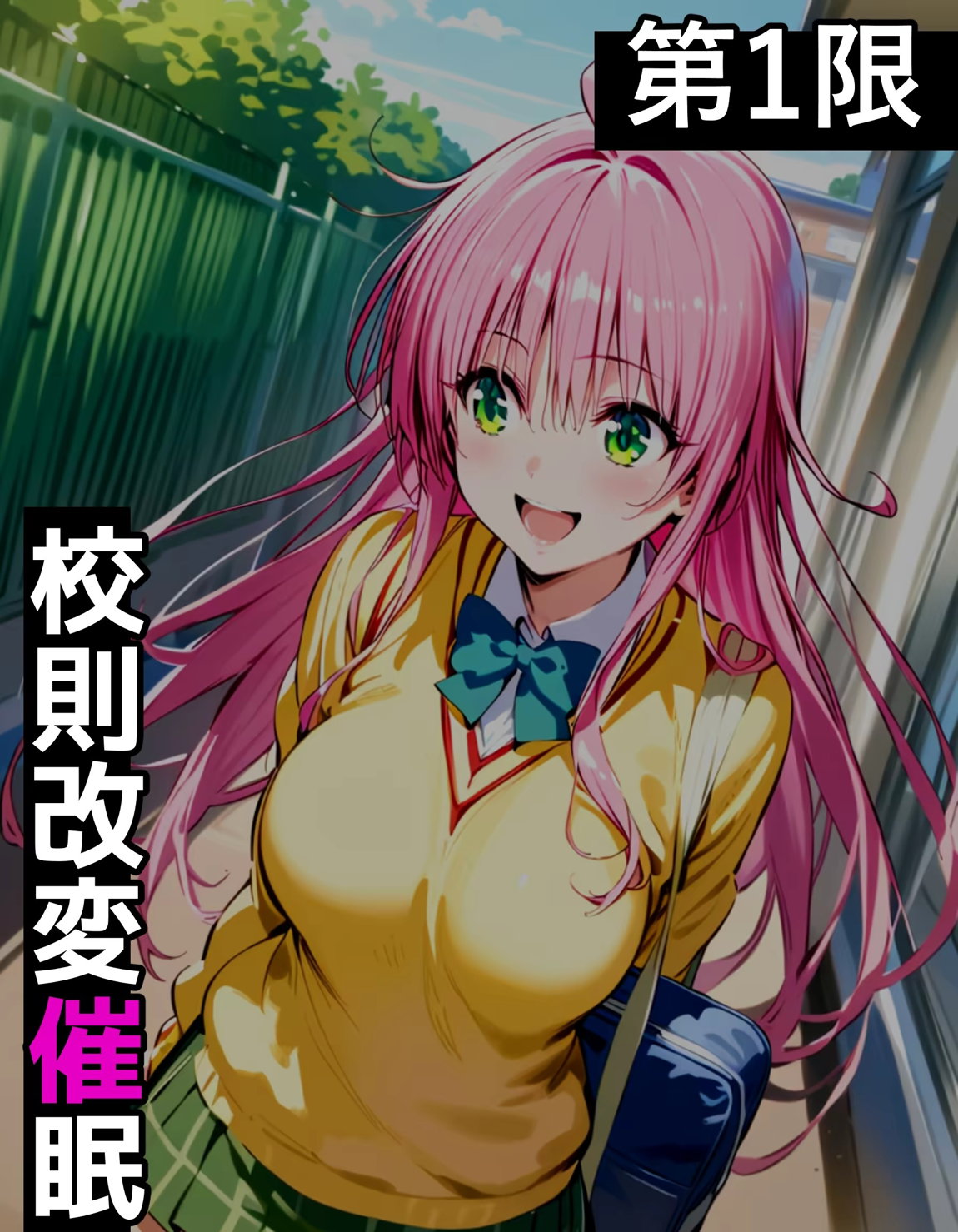 校則改変催眠-ToLOVEるヒロインを洗脳して全員寝取る話- 2ページ