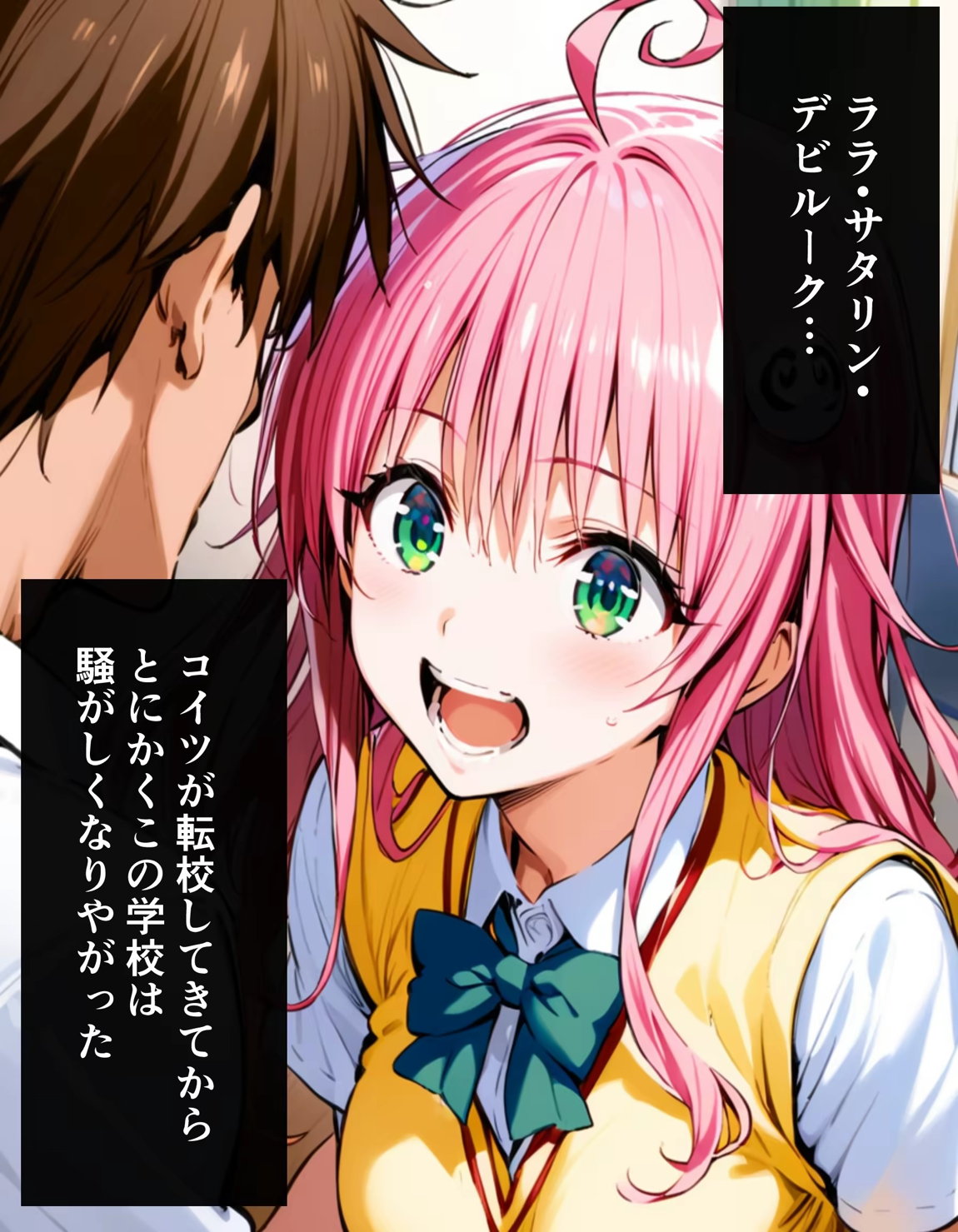校則改変催眠-ToLOVEるヒロインを洗脳して全員寝取る話- 4ページ