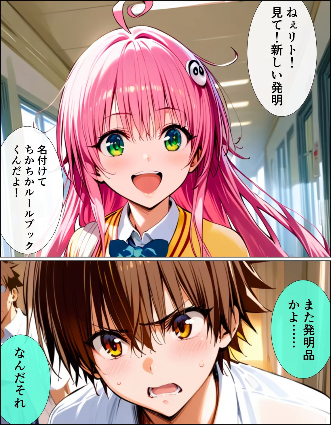 校則改変催眠-ToLOVEるヒロインを洗脳して全員寝取る話- 6ページ
