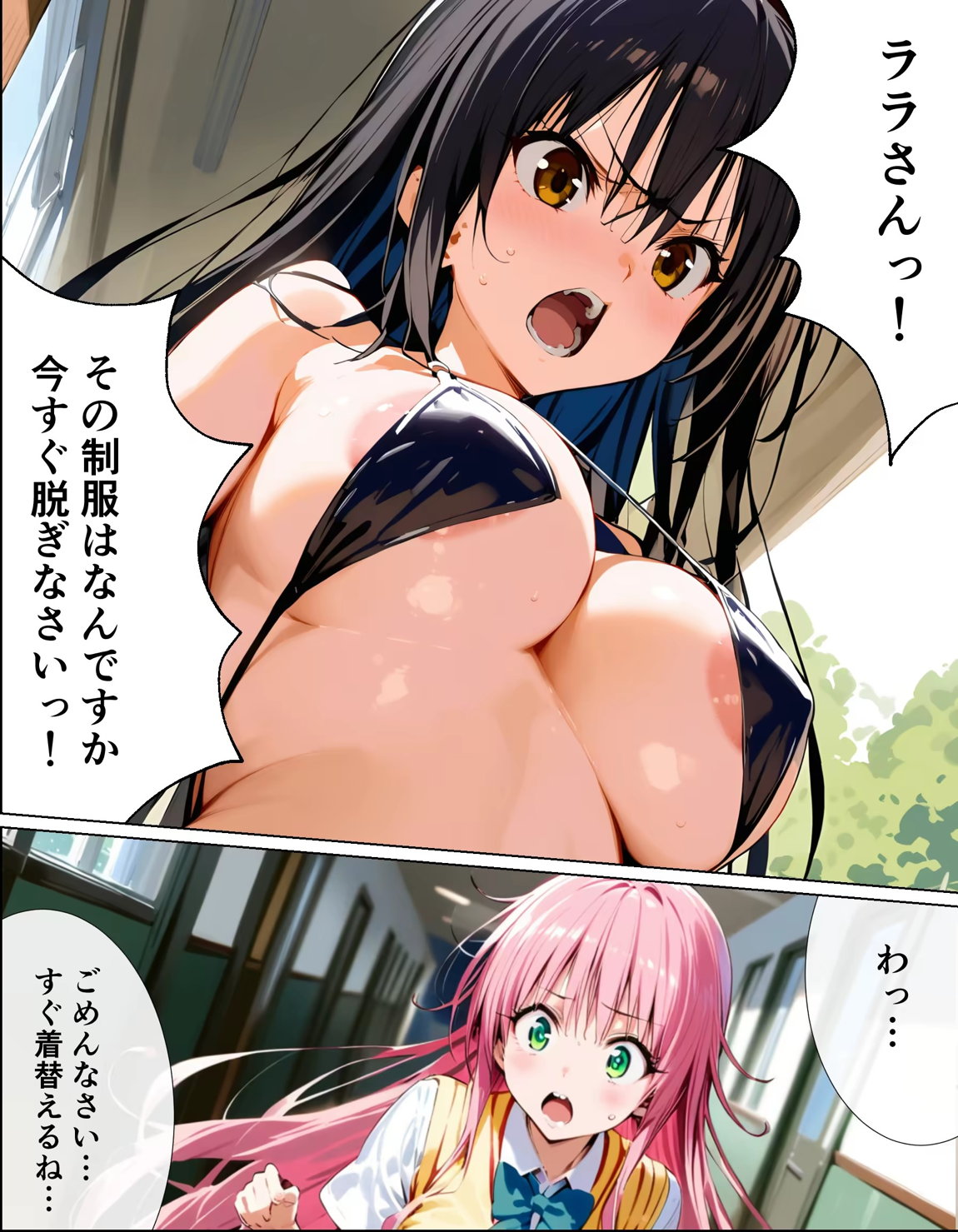 校則改変催眠-ToLOVEるヒロインを洗脳して全員寝取る話- 28ページ