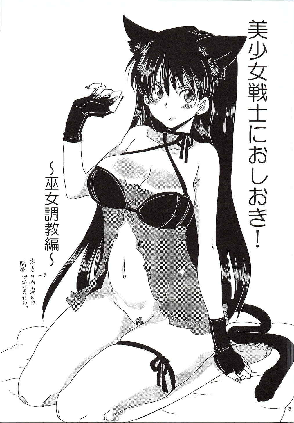 美少女戦士におしおき 〜巫女調教編〜 2ページ