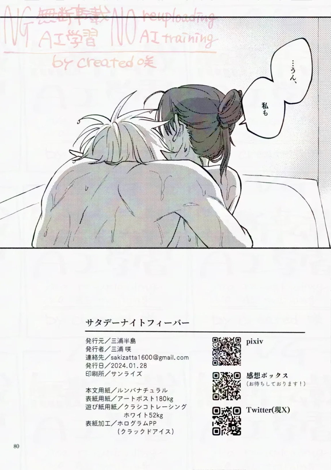 サタデーナイトフィーバー 80ページ