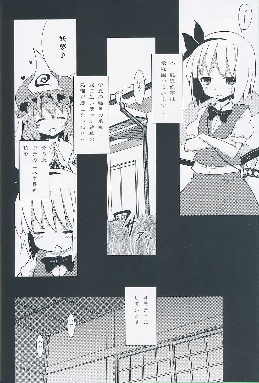 白玉楼と妖夢とアルバイト 5ページ