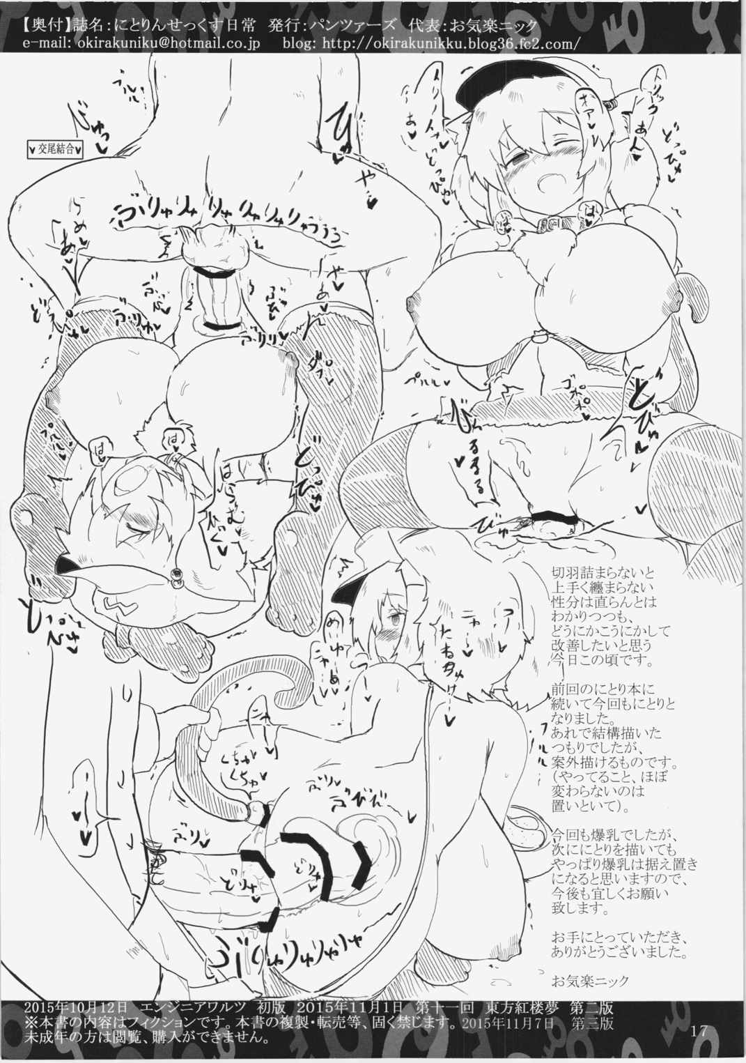 にとりんせっくす日常 16ページ
