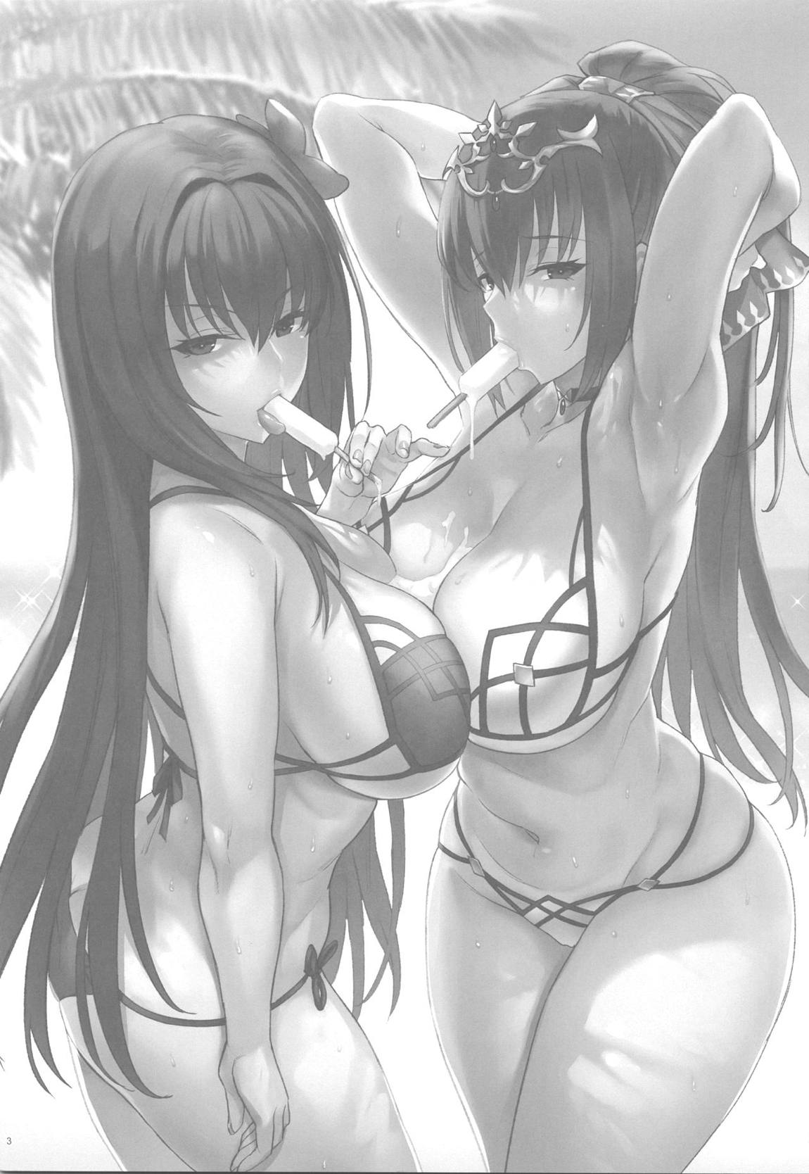 暑がりな女王様 2ページ