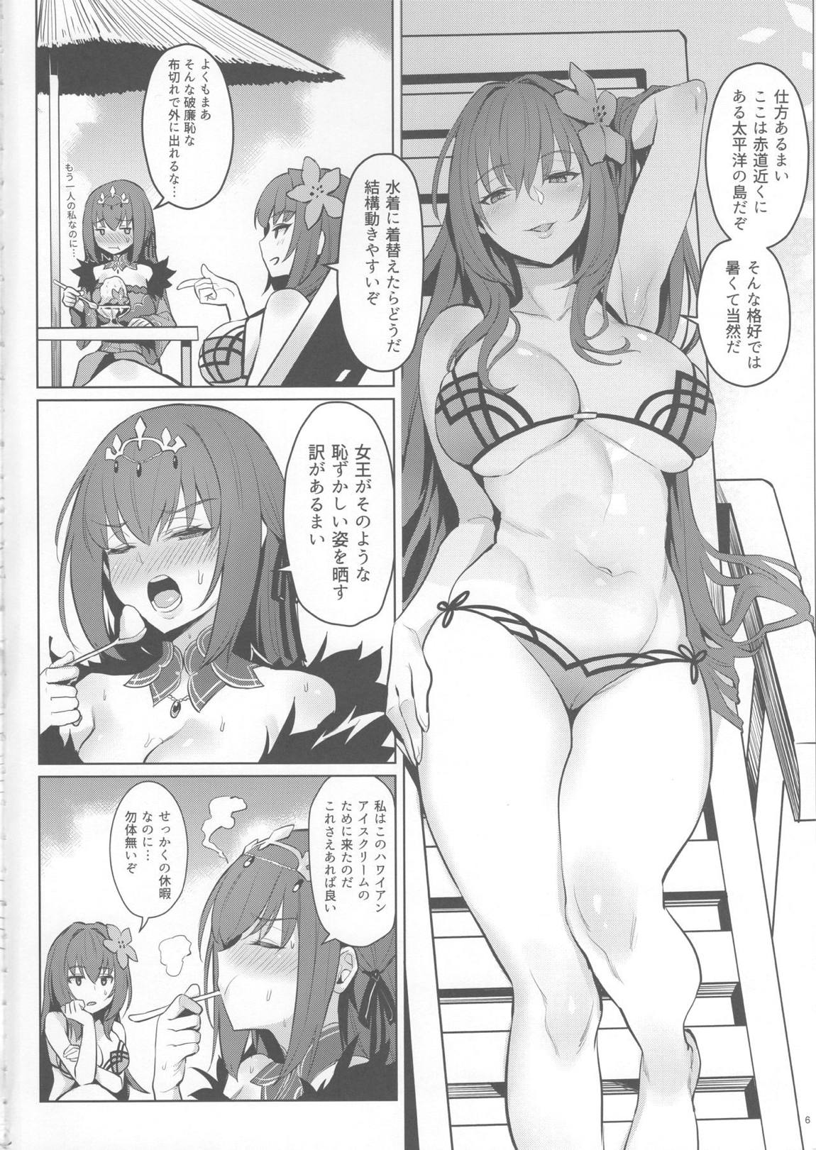 暑がりな女王様 4ページ
