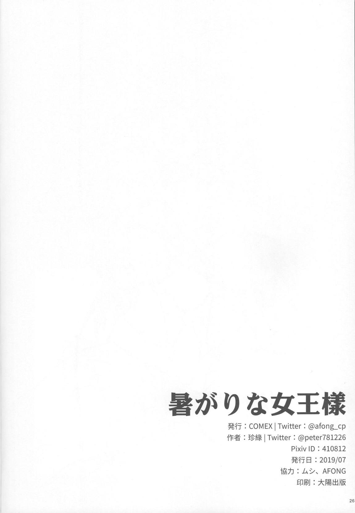 暑がりな女王様 24ページ