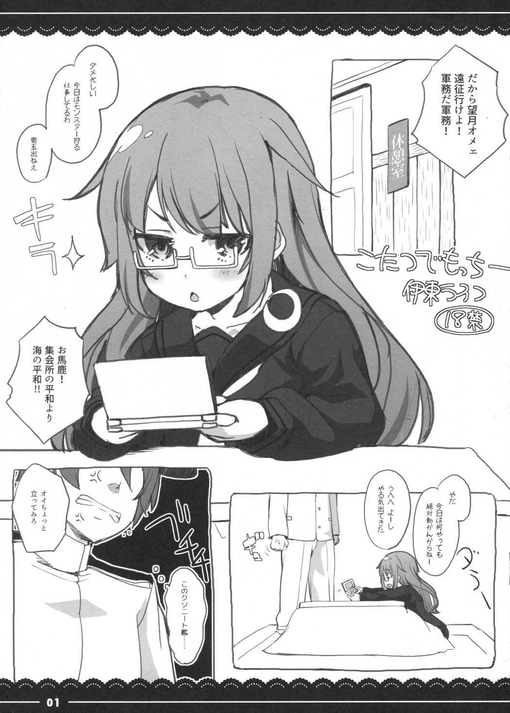 こたつでもっちー 1ページ