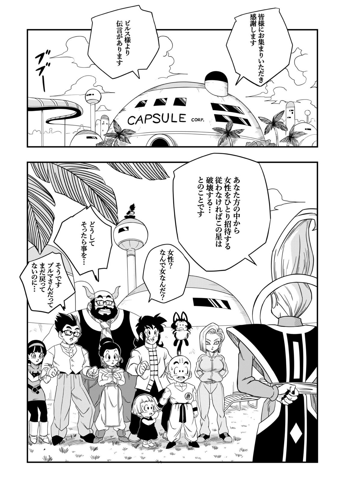 誰もビアスに逆らえない! N18 VS BEERUS JAPANESE 10ページ
