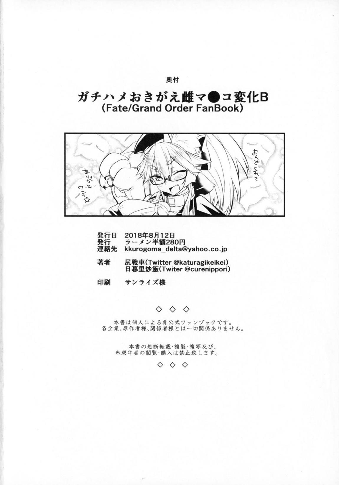 ガチハメおきがえ雌マ●コ変化B 21ページ