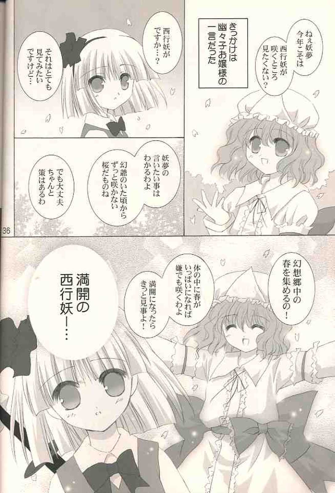 月夜の霧雨 春の夢 37ページ