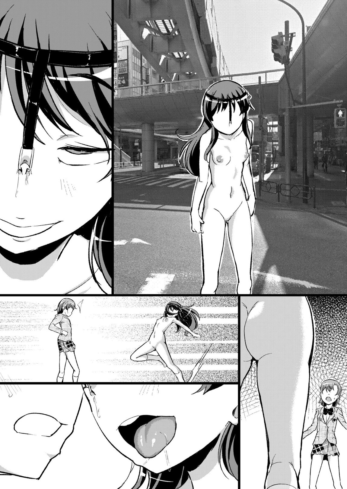 路上でマワされる佐天さん 76ページ