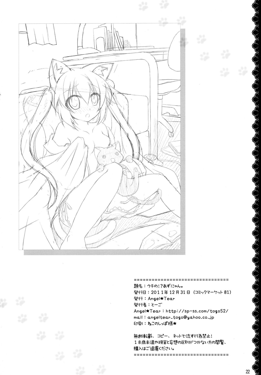 ウチの!?あずにゃん。 21ページ