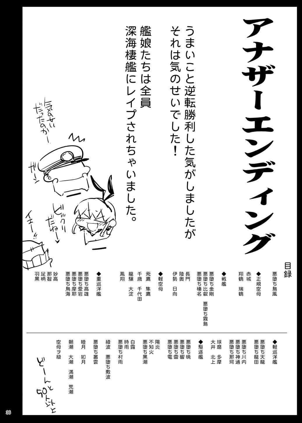 悪堕ち島風8～エロ触手に堕とされる艦娘～ 37ページ